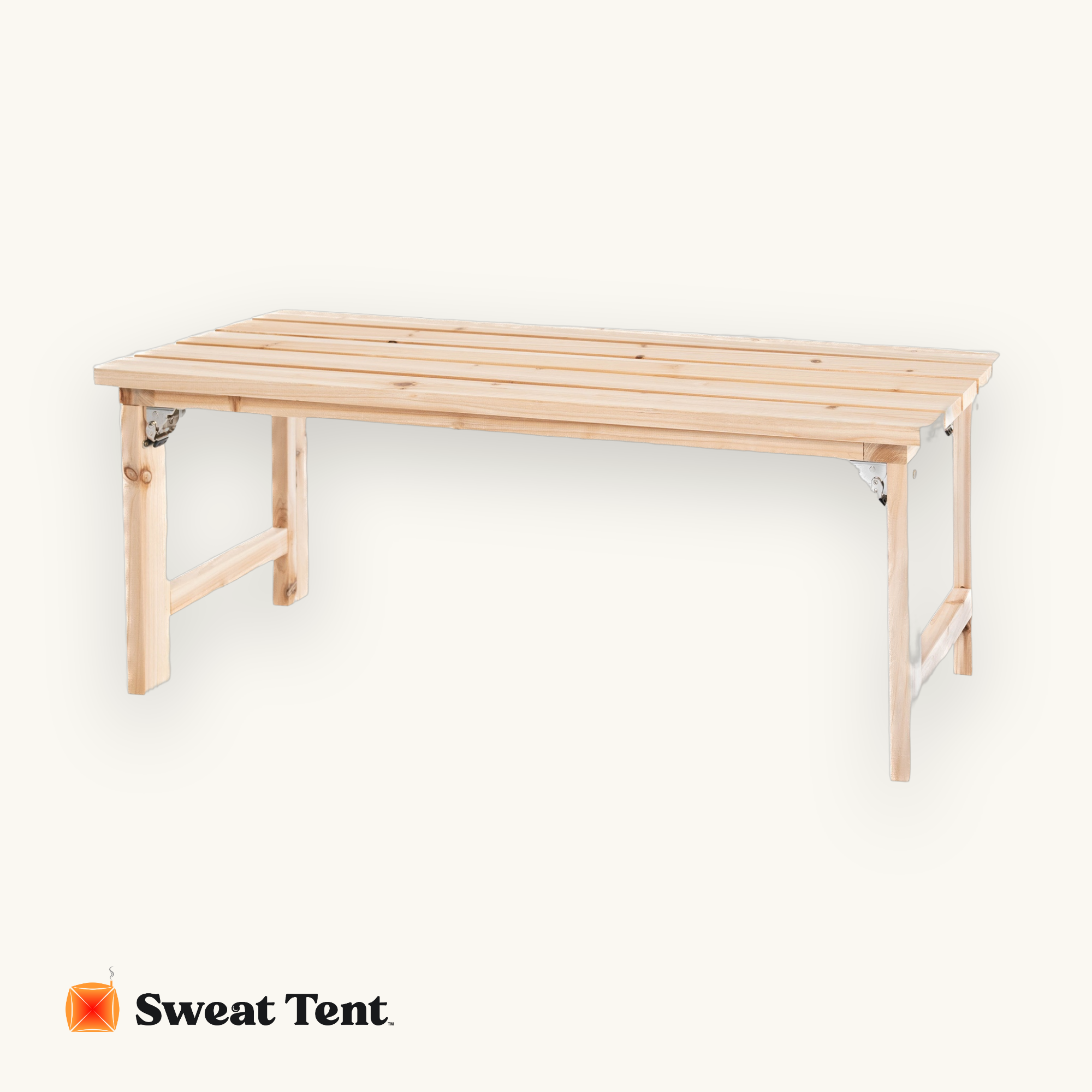 Portable Cedar Sauna Bench | SweatTent – Sweat Tent