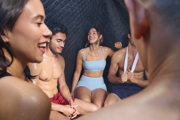 Sauna social - Sweat Tent Extra-Large Portable Sauna fits up to 10