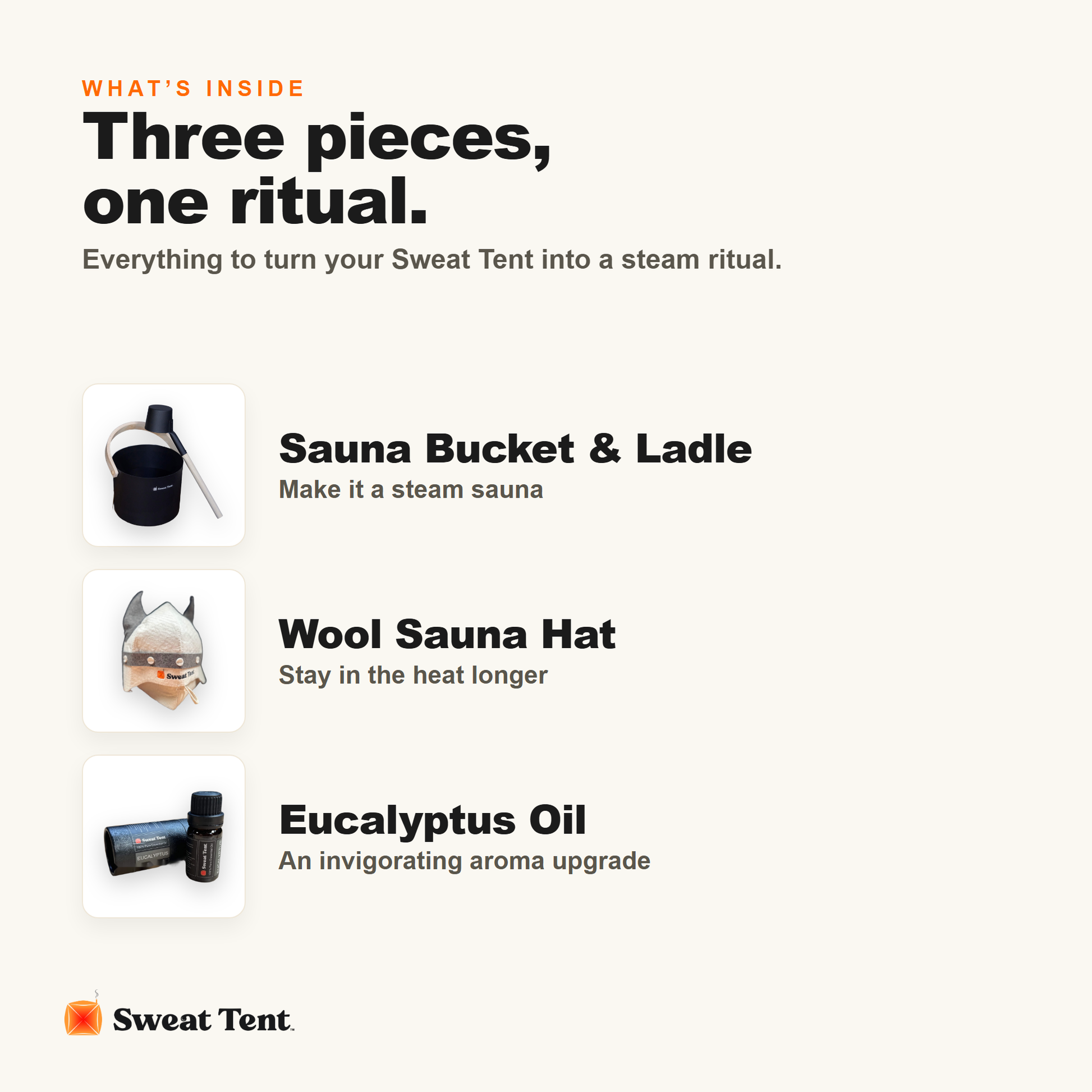 Sweat Tent Serenity Pack — whats inside