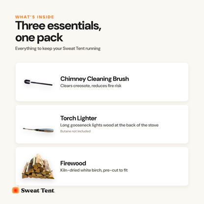 Sweat Tent Care Pack — whats inside