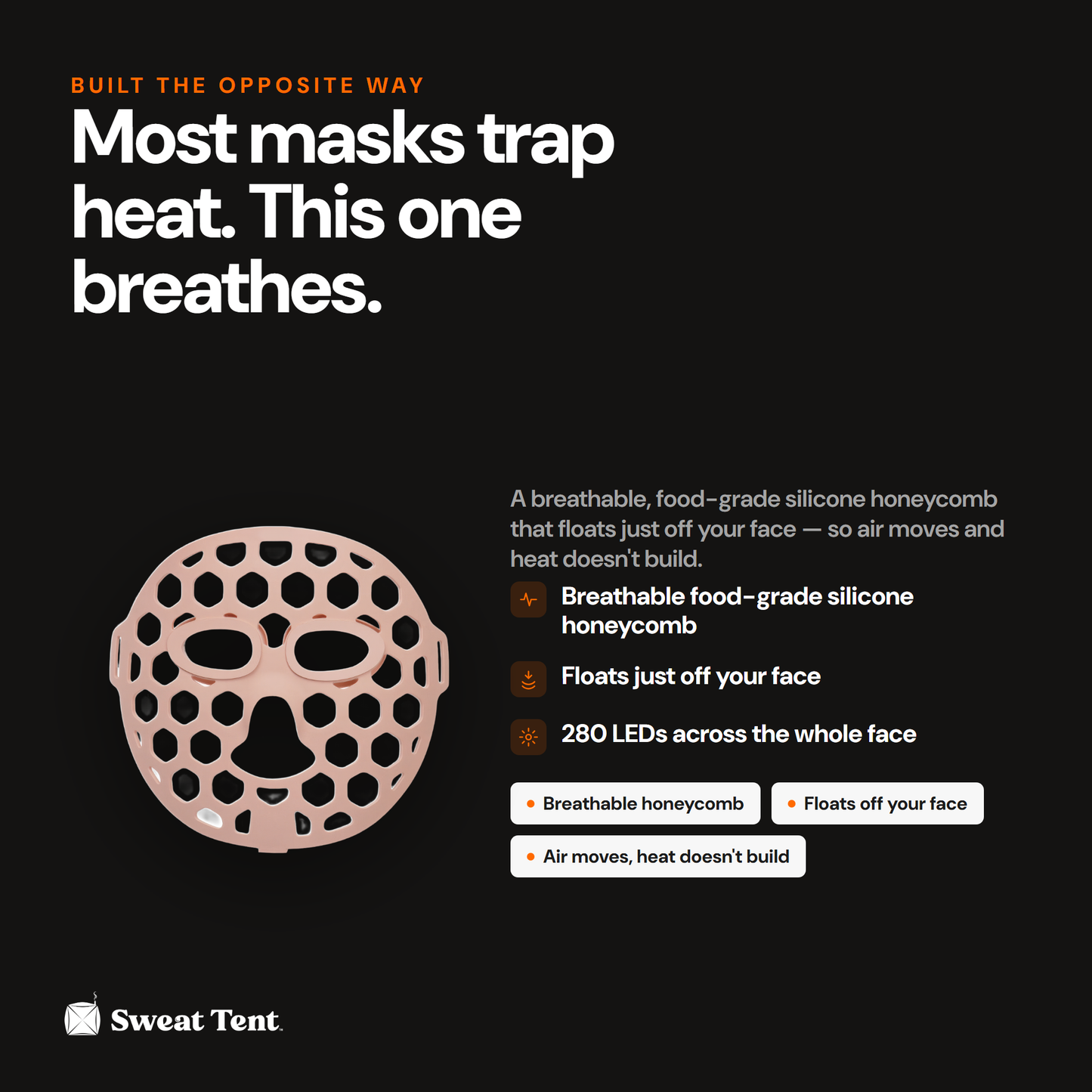 SunMask — breathable honeycomb