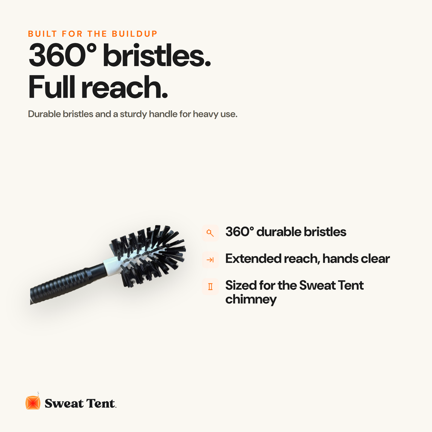 Chimney Cleaning Brush — built