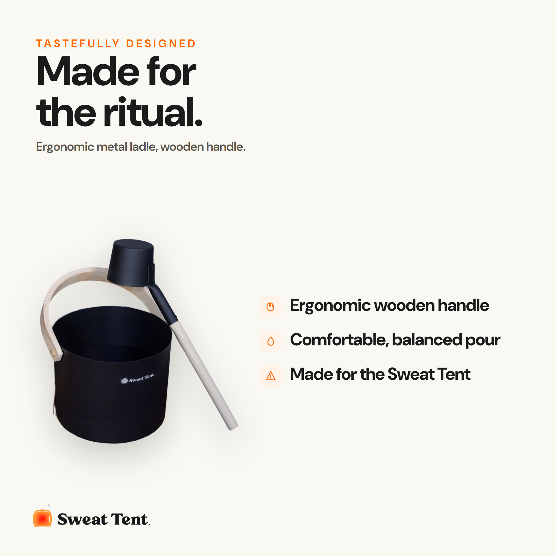 Sauna Bucket & Ladle — quality