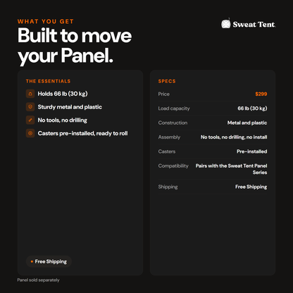 Mobile Panel Stand — specs