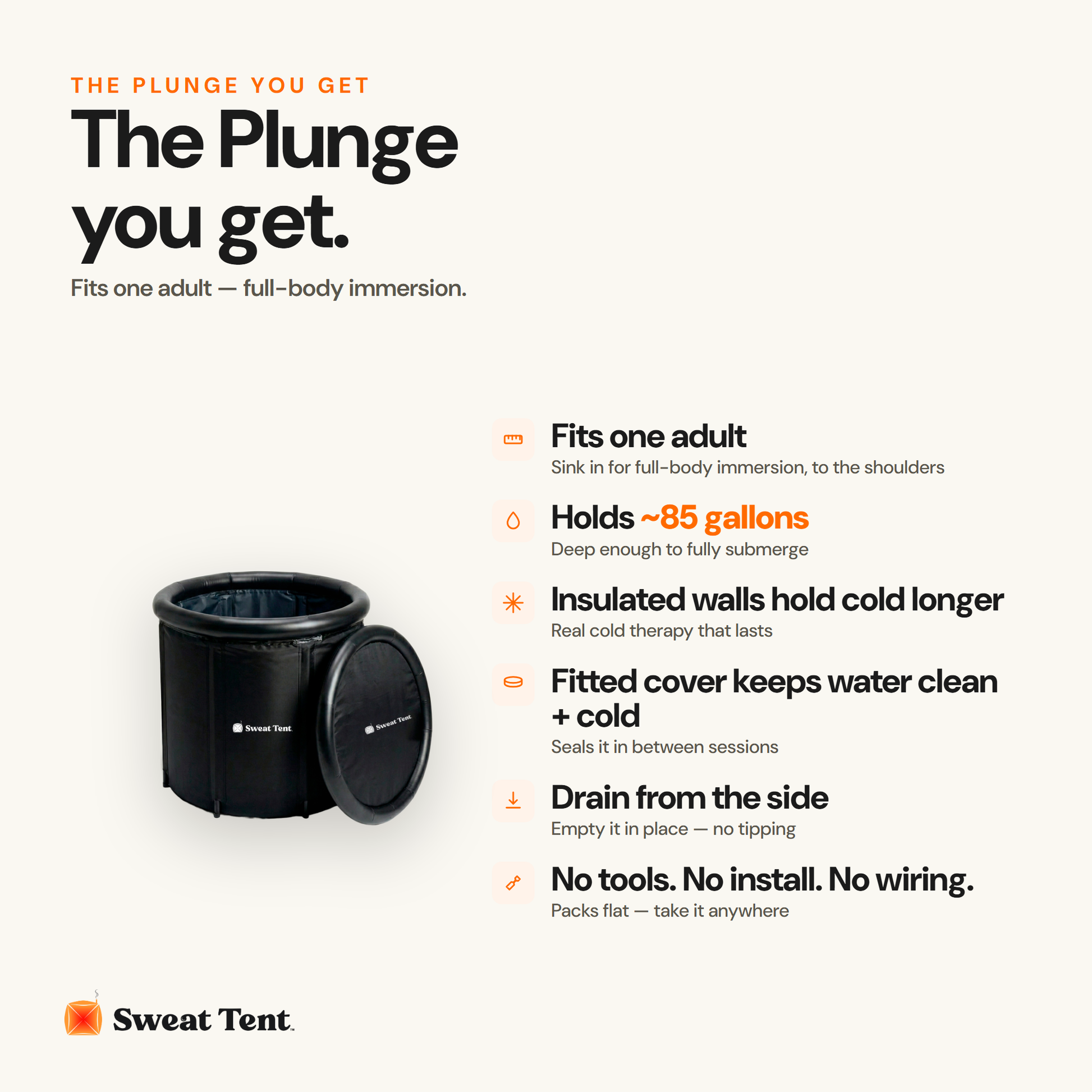 Sweat Tent Plunge Kit — the plunge
