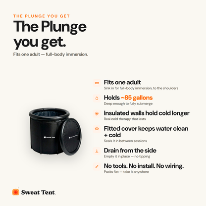 Sweat Tent Plunge Kit — the plunge