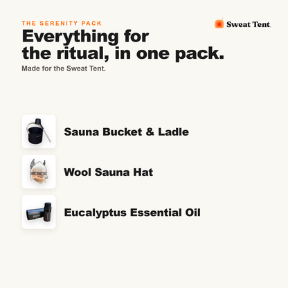 Sweat Tent Serenity Pack — close