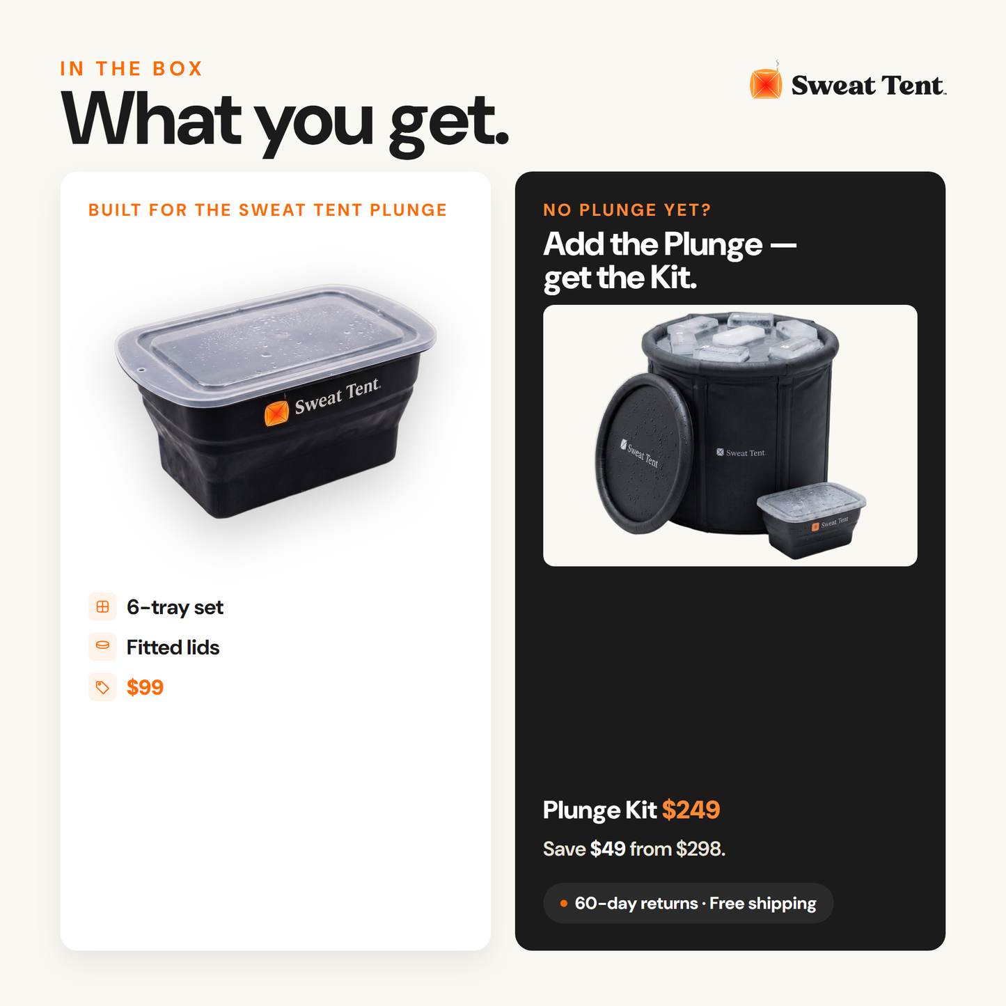 Sweat Tent Ice Bricks — whats included