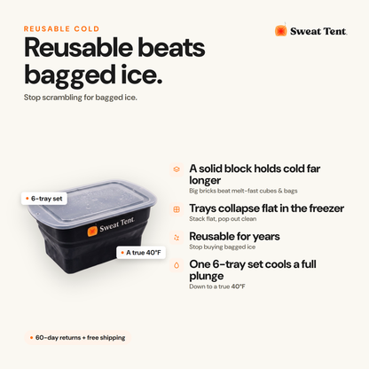 Sweat Tent Plunge Kit — ice bricks