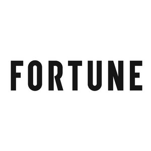 Text logo displaying the word 'FORTUNE' in bold, black letters on a white background.