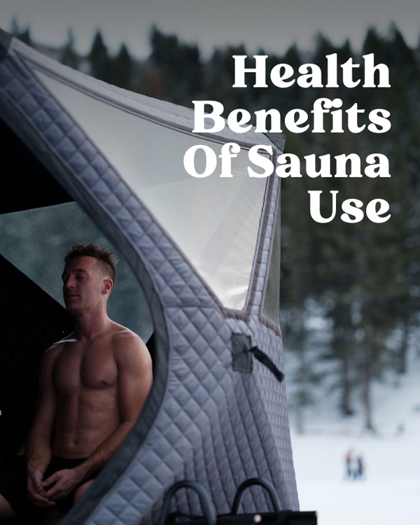 Health benefits of using the Sweat Tent outdoor portable sauna. 