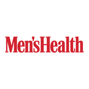 Men's Health logo in red text on a white background.